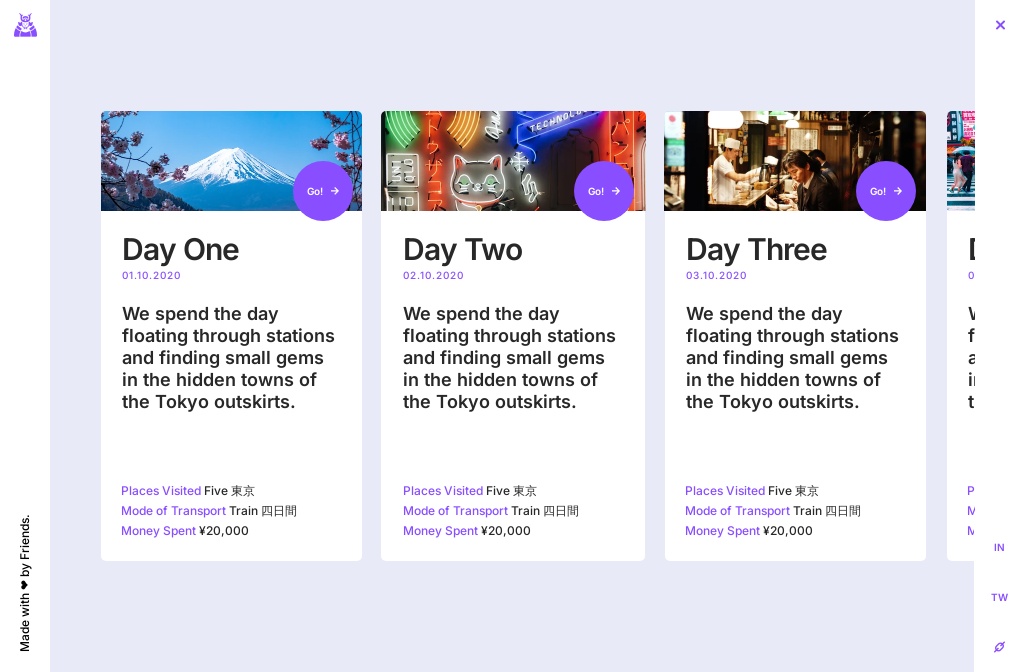 Readymag templates
