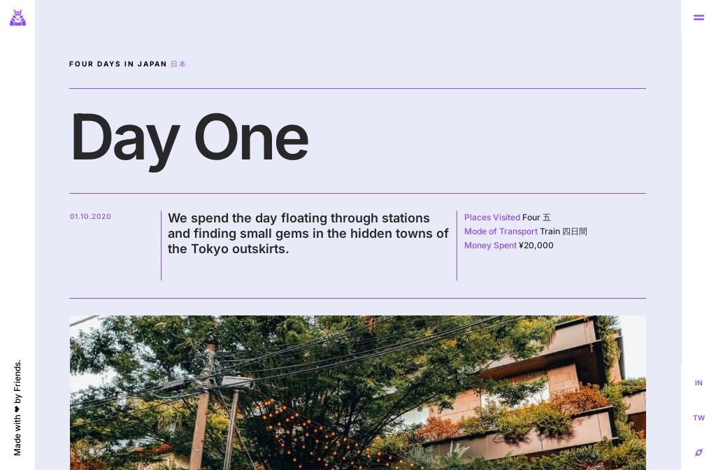 Readymag templates