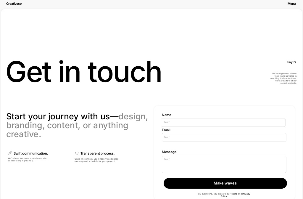 Readymag templates