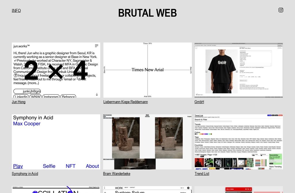 Thumbnail of Brutal Web — (Neo)-Brutalist Websites Gallery