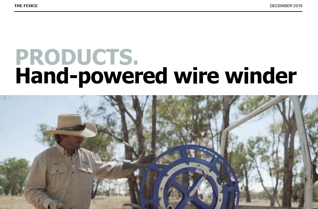 Hand Powered Wire Winder