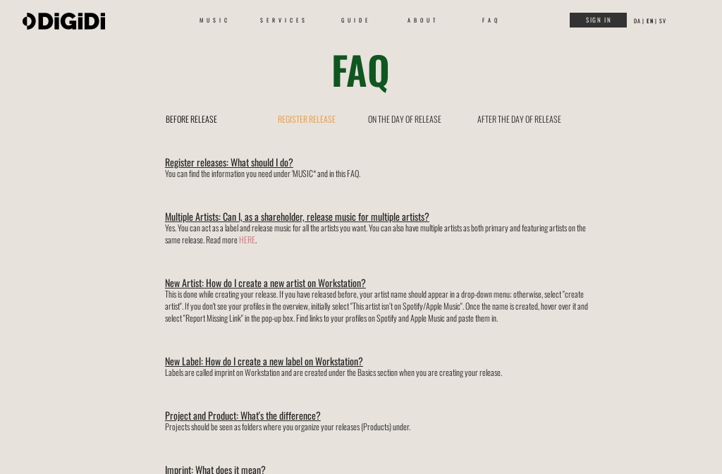 Updated Faq FAQ website — FAQ