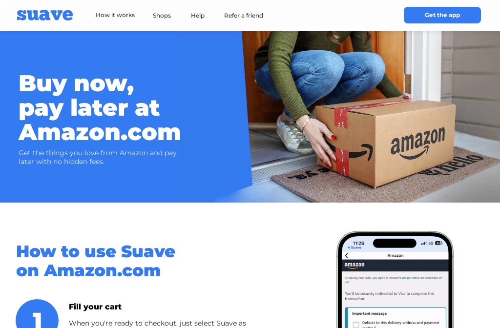 Buy now, pay Later at any Stores Suave Stores