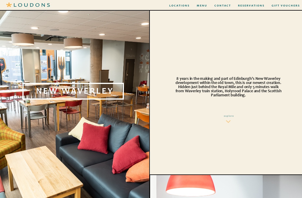 Loudons New Waverley in Edinburgh
