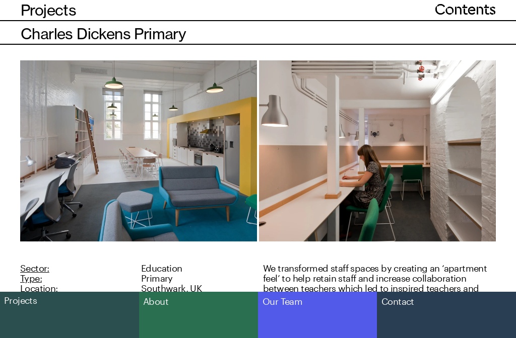 Contents Design Interior Architecture and Design Studio — Projects