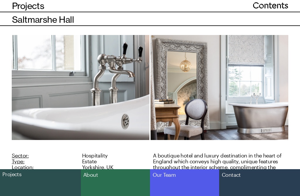 Contents Design Interior Architecture and Design Studio — Projects