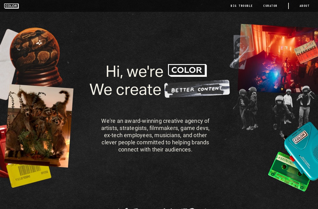 COLOR - Seattle-based Creative Agency — One Pager