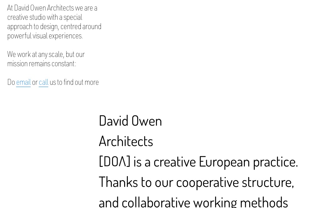 DAVID OWEN ARCHITECTS LIMITED logo