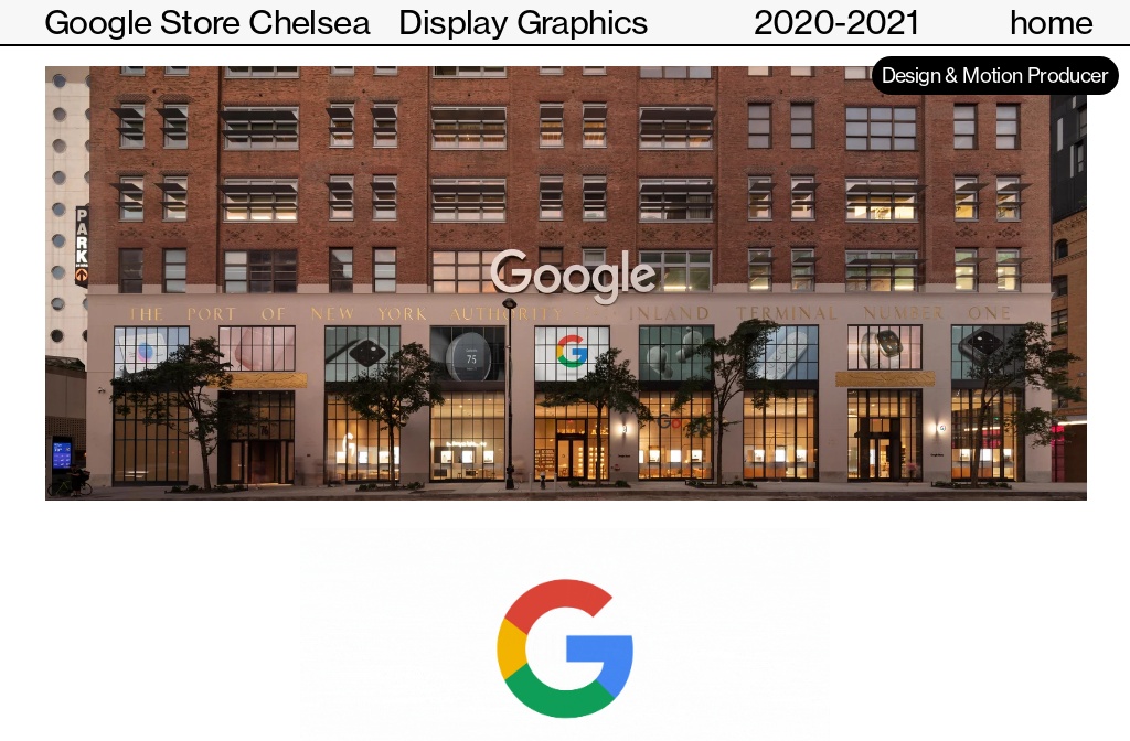 Kelly Cousins Portfolio — Google