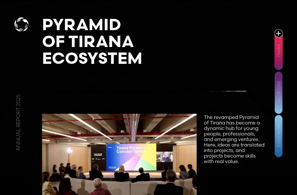 Annual Report of American Development — Pyramid of Tirana Ecosystem