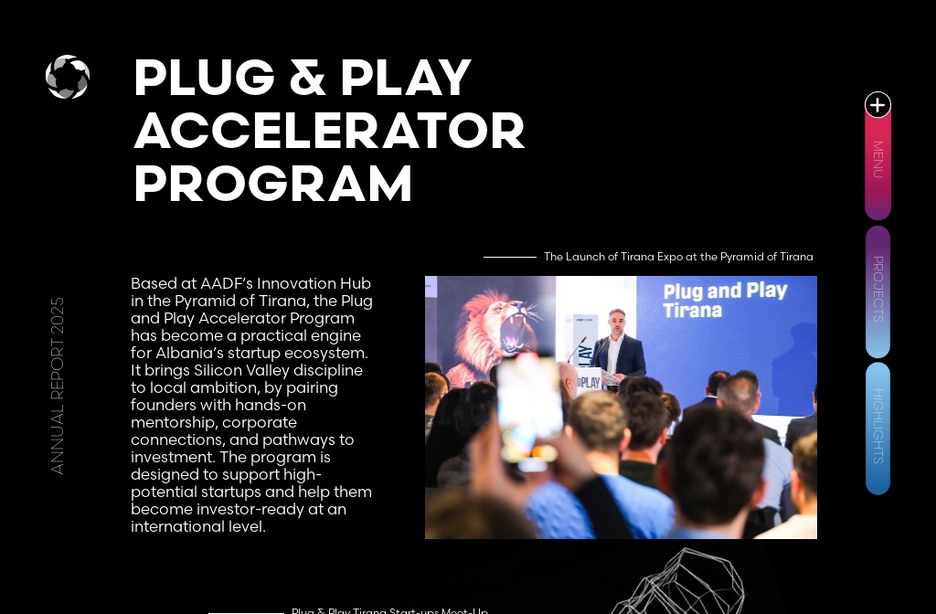 Evolution Plug In Annual Report of American Development — Plug and Play
