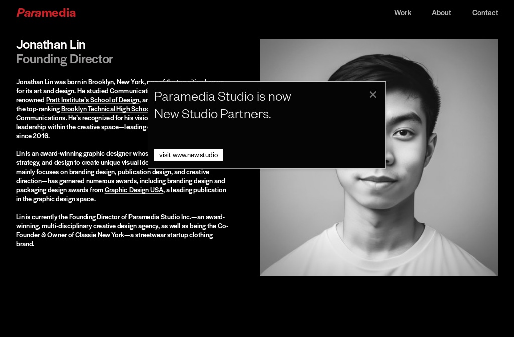 Jonathan Lin - Paramedia Studio