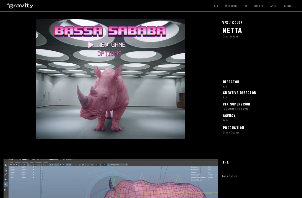 Gravity Creative Space - VFX & Animation Studio — Netta_Basa_Sababa