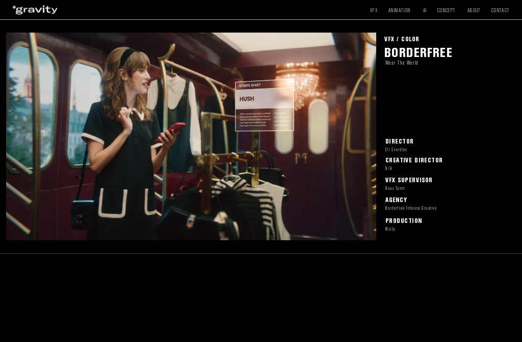 Gravity Creative Space - VFX & Animation Studio — Borderfree_Wear_the_World