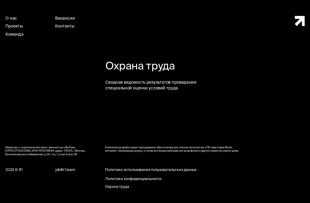 R1 вакансии: аналитики, разработчики, менеджеры продукта. Movix, ДОМ.РУ ...