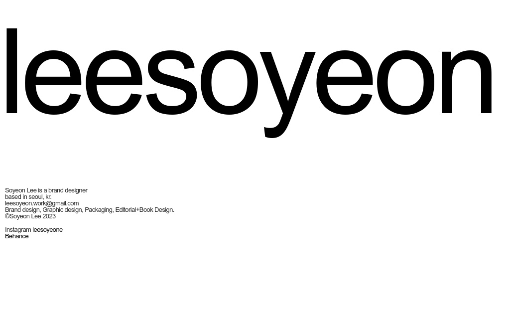 Preview image published by leesoyeon.work