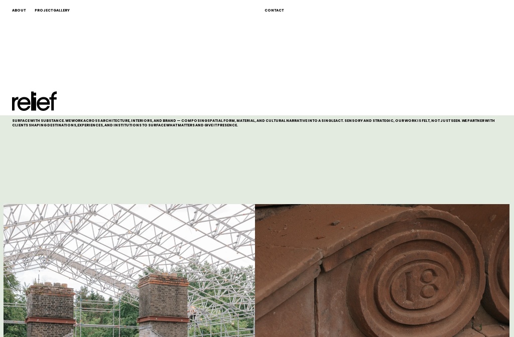 Relief Project Relief Gallery — Project Gallery