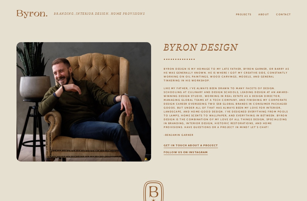 Byron Design — About