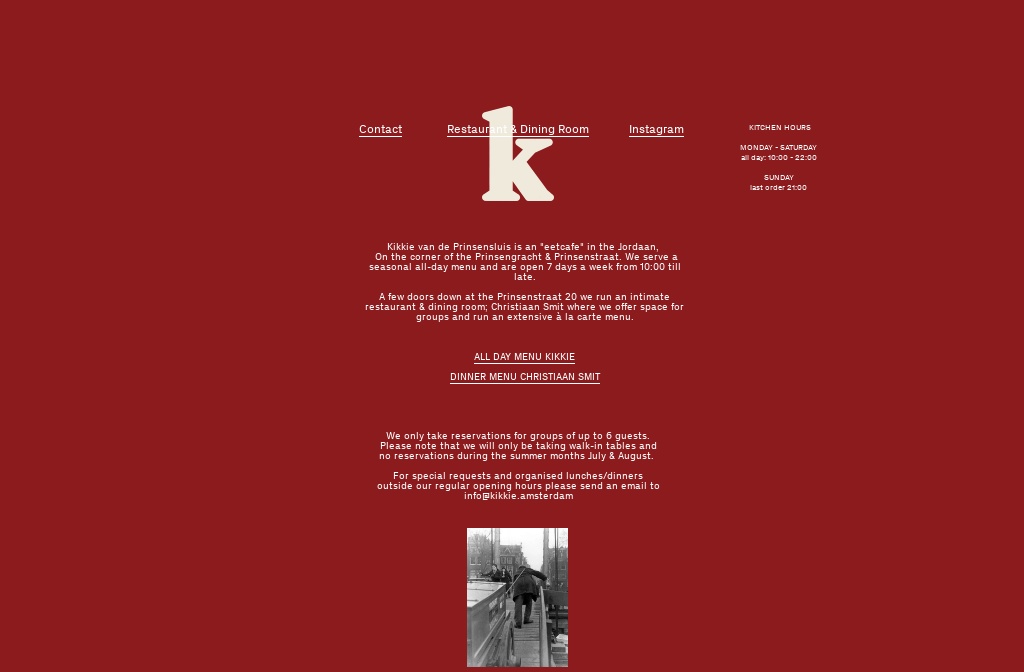 Foto van Kikkie, afkomstig van de officiële website