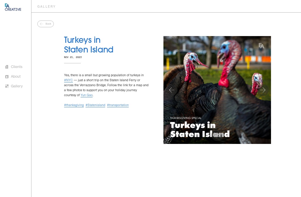 Gallery — Staten Island Turkey