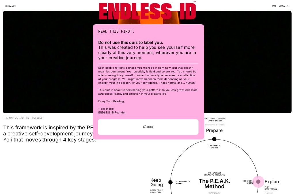 ENDLESS-ID The Refiner - Creative Energy Quiz