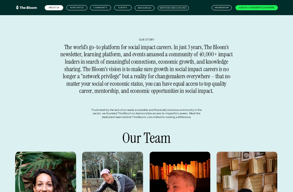 The Bloom — About Us