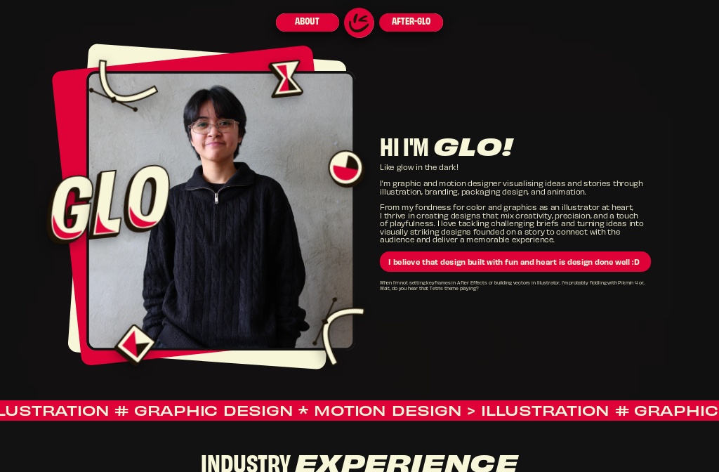 glo design — About
