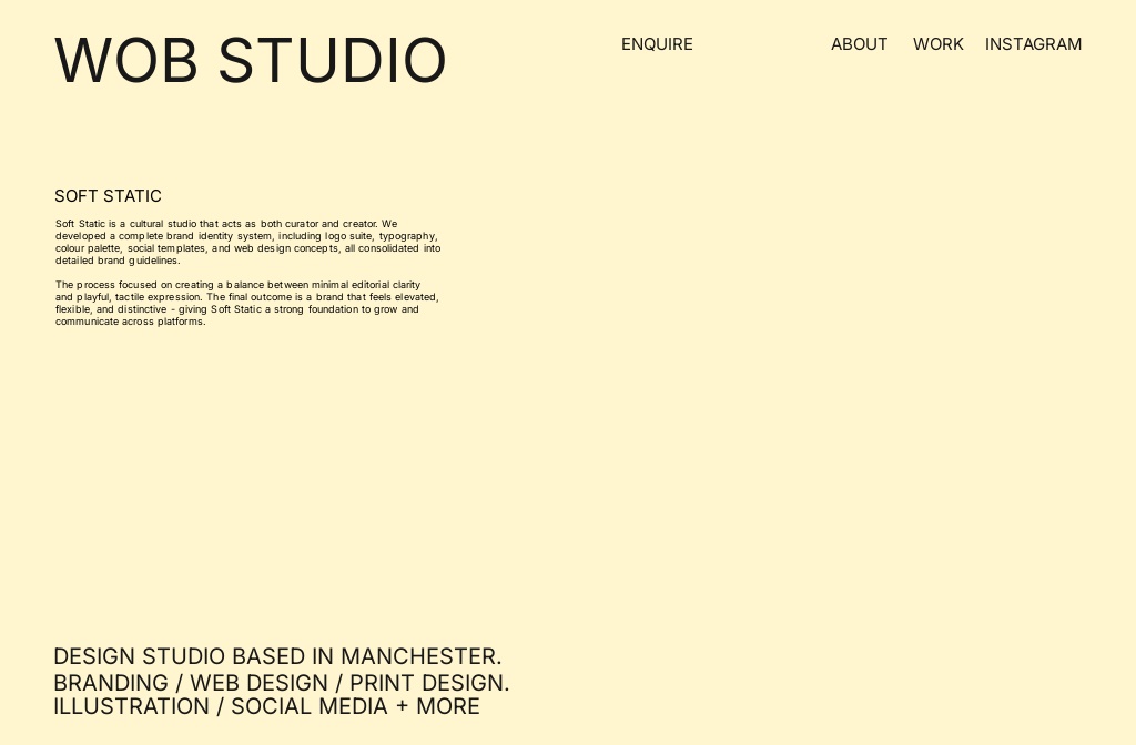 WOB Studio — SOFT STATIC