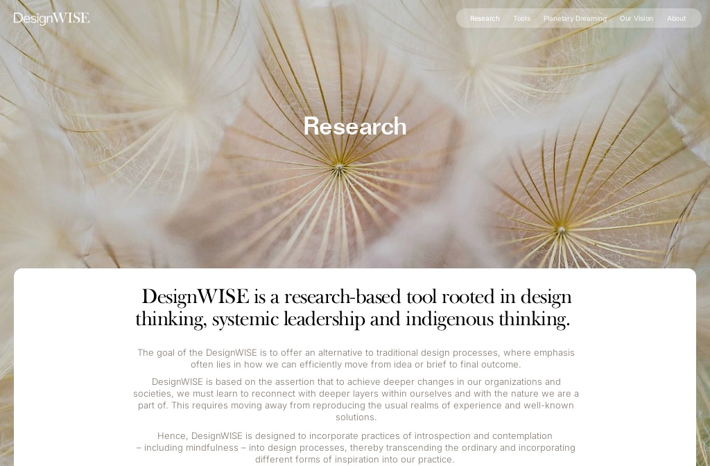 DesignWISE — Research
