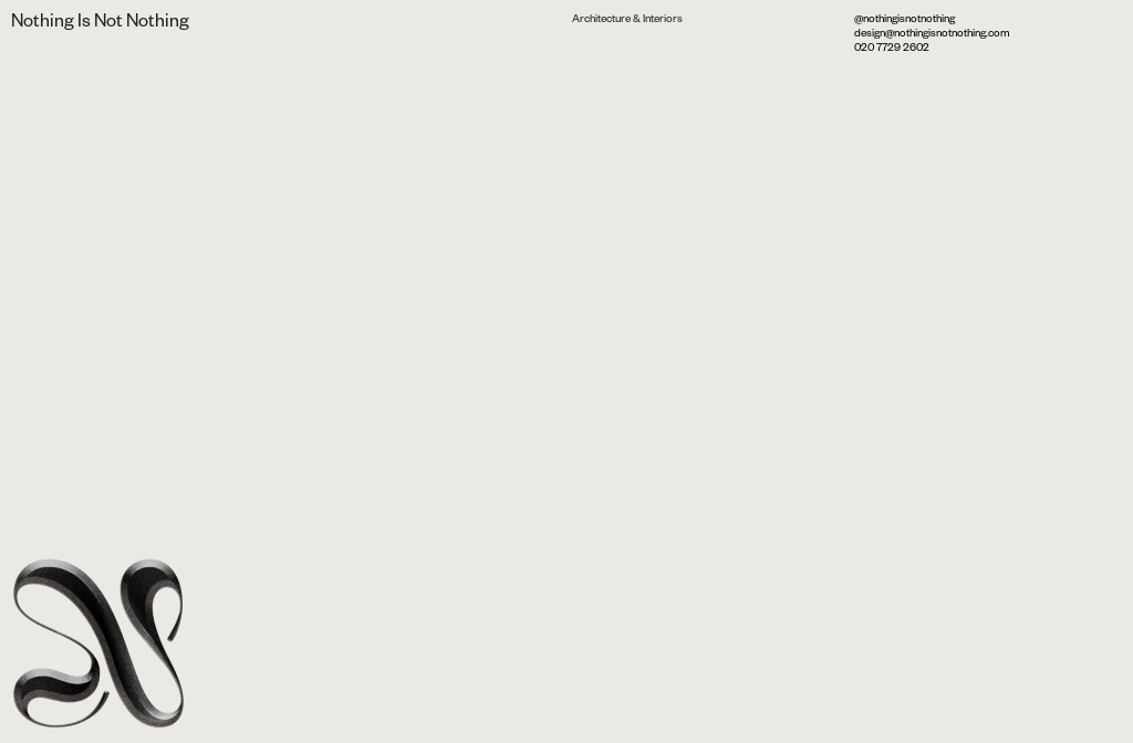 Nothing Is Not Nothing LLP — architectural project photograph 1 from the business website