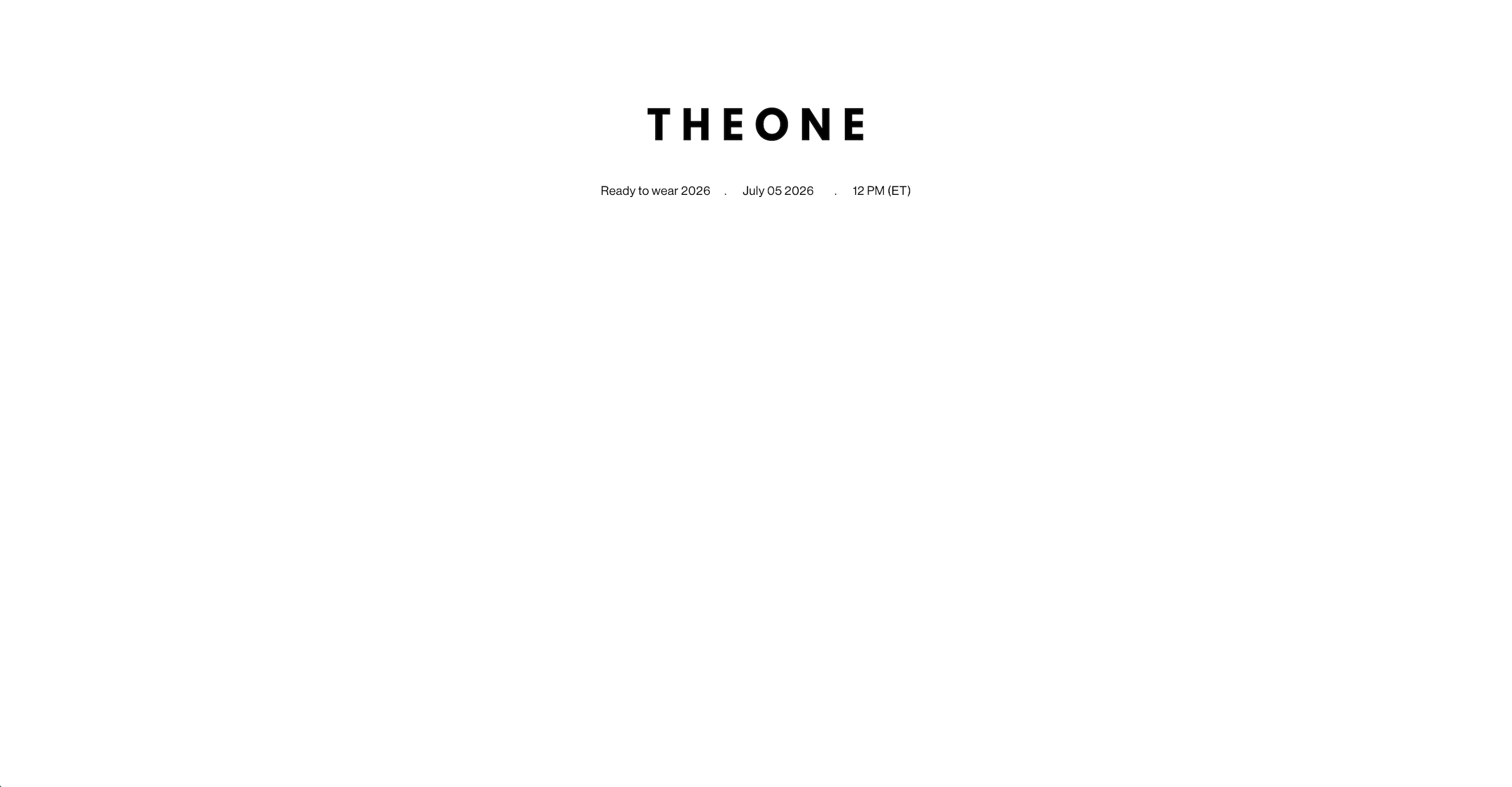 THEONE — SHOP THEONE