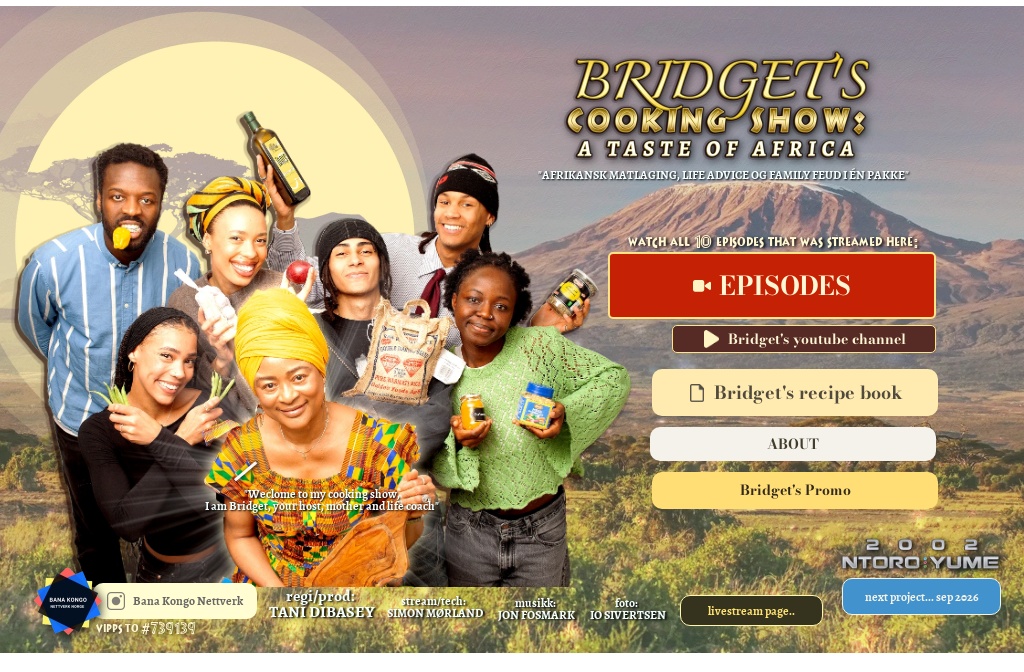 Bridget's Cooking Show