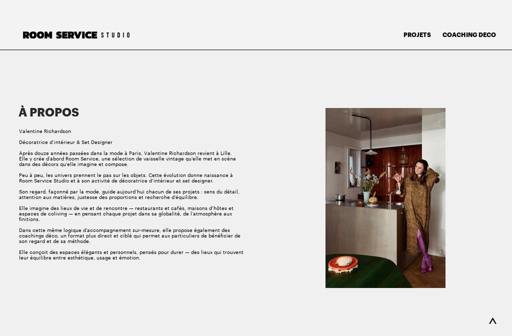 Room Service Studio — À propos